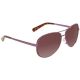 Michael Kors 0MK5004 11588H 59 PLUM BURGUNDY GRADIENT Metal Woman size 59 sunglasses