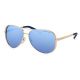 Michael Kors 0MK5004 100322 59 ROSE GOLD-TONE PURPLE MIRROR POLARIZED Metal Woman size 59 sunglasses