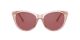 Michael Kors 0MK2112U 382675 54 TRANSPARENT BRANDY DARK BRANDY SOLID Injected Woman size 54 sunglasses