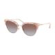 Michael Kors 0MK1033 334168 54 PASTEL PINK MOSAIC/SHINY ROSE BROWN PURPLE GRADIENT Metal Woman size 54 sunglasses