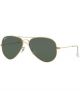 Ray Ban 0RB3025 001/58 55 GOLD CRYSTAL GREEN POLARIZED Metal Man size 55 sunglasses