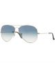 Ray Ban 0RB3025 003/3F 55 SILVER CRYSTAL GRADIENT LIGHT BLUE Metal Man size 55 sunglasses
