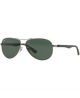 Ray Ban 0RB8313 004/N5 61 GUNMETAL POLAR GREEN AR Steel Man size 61 sunglasses