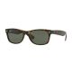 Ray Ban 0RB2132 902/58 58 TORTOISE CRYSTAL GREEN POLARIZED Nylon Man size 58 sunglasses