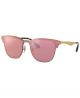 Ray Ban 0RB3576N 043/E4 41 BRUSHED GOLDPINK MIRROR PINK Steel Unisex size 41 sunglasses