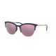 Armani Exchange 0AX4083S 82685R 54 MATTE BLUE MILKY DARK GREY MIRROR PINK Injected Woman size 54 sunglasses