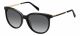 Fossil  sunglasses For Her with a BLACK frame and DARK GREY SHADED lens with a lens width of 55mm and model number FOS 3064/S