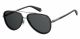 Polaroid  sunglasses For Him with a MATTE BLACK frame and GREY POLARIZED lens with a lens width of 58mm and model number PLD 2073/S